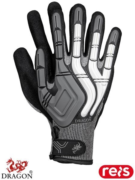 Rękawice ochronne ROBOTIC do ekranów dotykowych - Nitryl Sandy Finish REIS