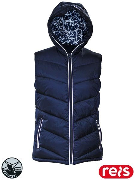 Ocieplany bezrękawnik męski z kapturem - do pracy i na co dzień REIS