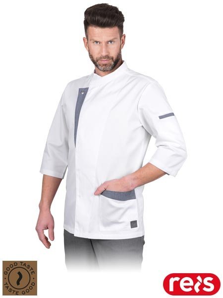 Męska Bluza Kucharska z Elastyczną Wstawką – Idealna do Pracy w Gastronomii REIS