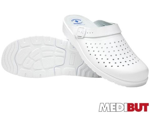 Klapki Męskie Zawodowe | Skóra Naturalna | Profil Ortopedyczny | EN 20347