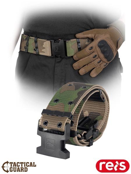 Pasek do spodni taktyczny - plastikowa klamra, 120cm REIS