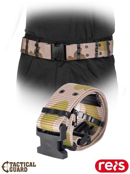 Pasek do spodni taktyczny - plastikowa klamra, 120cm REIS