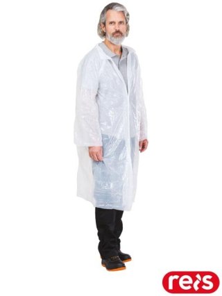 Płaszcz Przeciwdeszczowy Foliowy | Zapinany na Napy | 100% PE REIS
