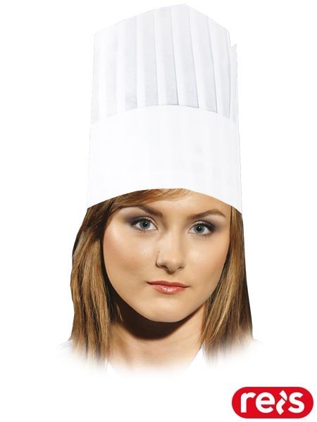 Czapka Kucharska Typu Kitchen (10 szt.) – Higieniczna i Praktyczna dla Gastronomii REIS