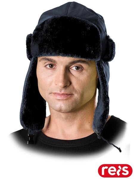 Uszanka Premium – Wielowarstwowa Czapka Zimowa z Futerkiem i Regulacją REIS