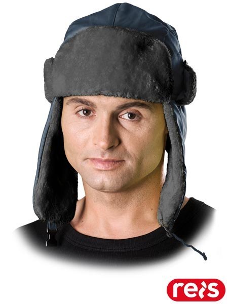 Uszanka Premium – Wielowarstwowa Czapka Zimowa z Futerkiem i Regulacją REIS