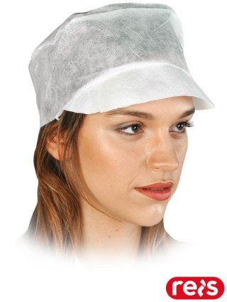 Czepek Ochronny Polipropylenowy z Daszkiem – Lekkość i Higiena (100 szt.) REIS