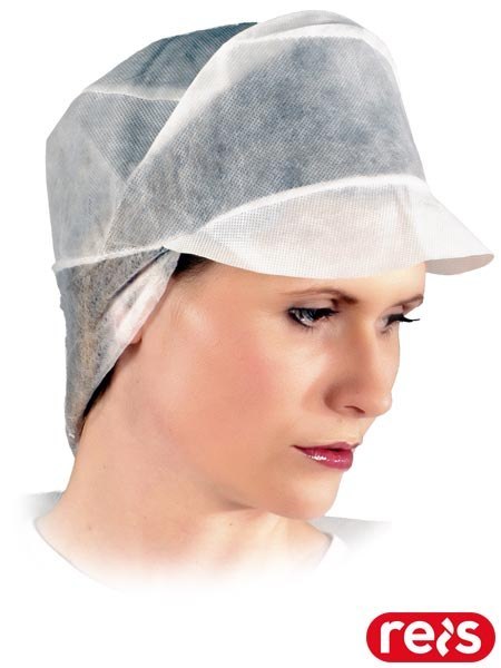 Czepek Ochronny Polipropylenowy z Daszkiem – Higiena i Komfort (100 szt.) REIS