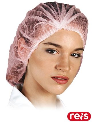 Czepek jednorazowy typu Clip z gumką – polipropylenowy, 100 szt. REIS