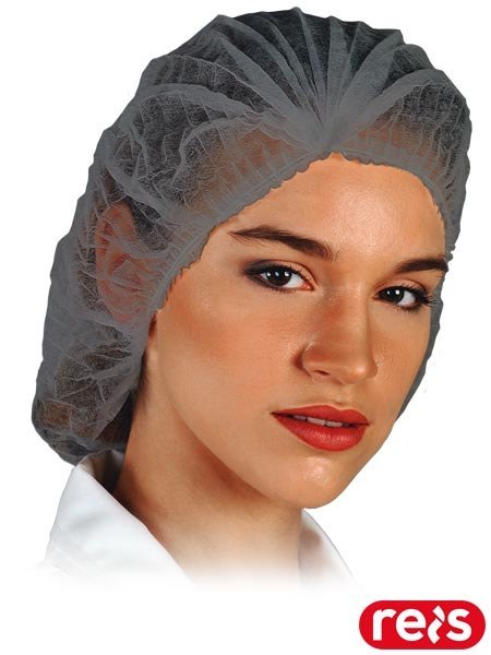 Czepek jednorazowy typu Clip z gumką – polipropylenowy, 100 szt. REIS