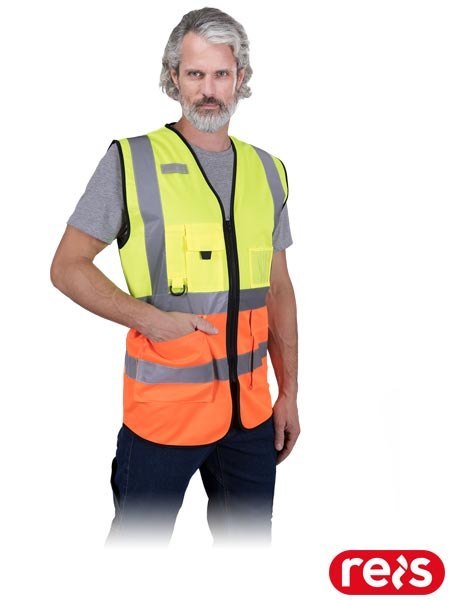 Kamizelka Ostrzegawcza z Kieszeniami i Uchwytami – Pełna Funkcjonalność REIS