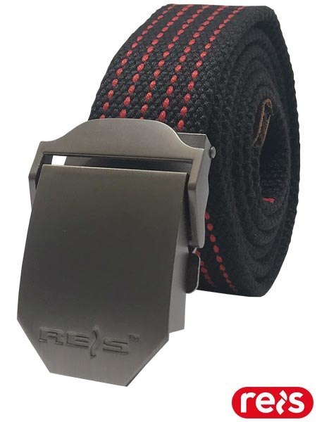 Pasek do spodni materiałowy męski 3,8 cm- Metalowa Klamra REIS