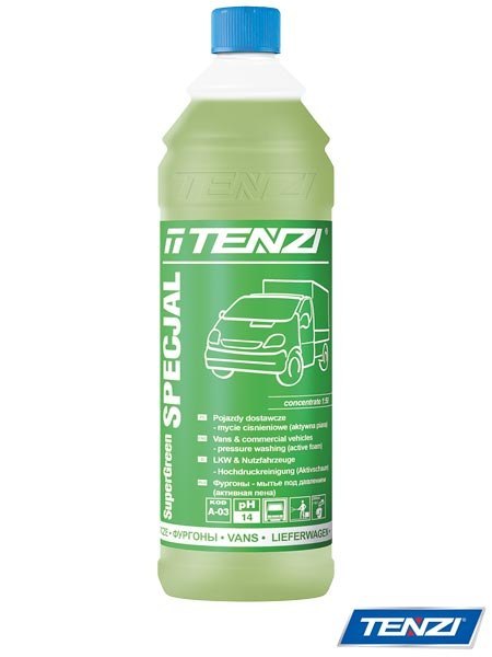SuperGreen SPECJAL – Aktywna Piana do Mycia Samochodów Ciężarowych TENZI