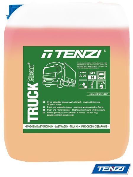 TRUCK CLEAN – Koncentrat do Mycia Ciężarówek i Plandek, Aktywna Piana TENZI