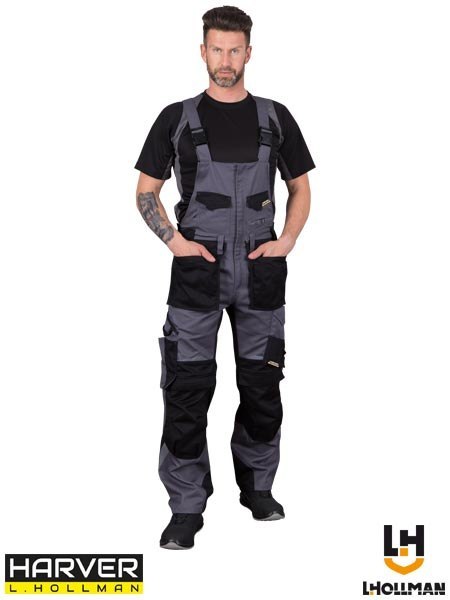 Spodnie ochronne HARVER - Certyfikat OEKO-TEX®, kieszeń na telefon, końcówka do kluczy L.HOLLMAN