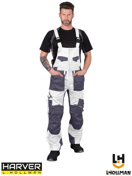 Spodnie ochronne HARVER - Certyfikat OEKO-TEX®, kieszeń na telefon, końcówka do kluczy L.HOLLMAN