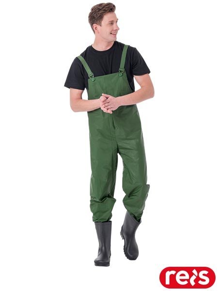 SPODNIE OCHRONNE OGRODNICZKI PRZECIWDESZ REIS