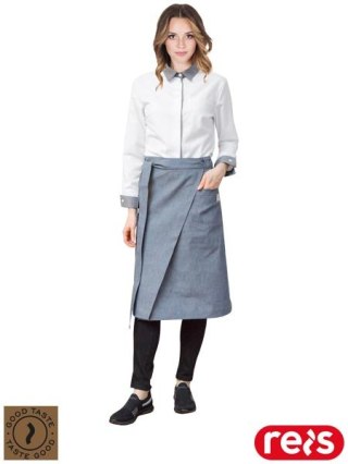 Zapaska Jeansowa Bawełniana z Kieszenią, do Pracy REIS