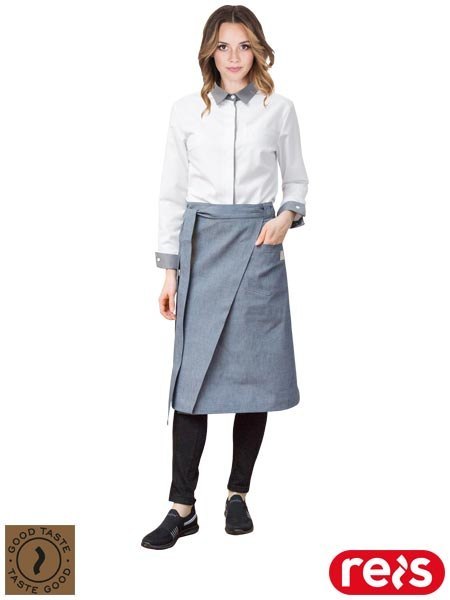 Zapaska Jeansowa Bawełniana z Kieszenią, do Pracy REIS