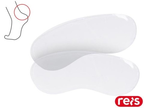 Żelowa Zapiętka do Butów – Ochrona Pięty, Rozmiary S/M REIS