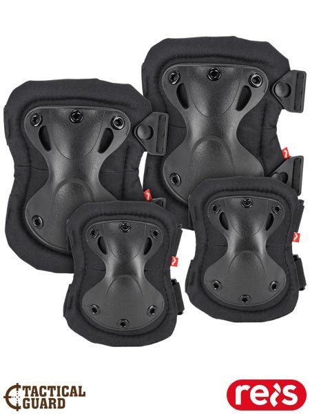 Ochraniacze Tactical Guard – na Łokcie i Kolana, z Twardą Osłoną z TPE i Pianką EVA REIS