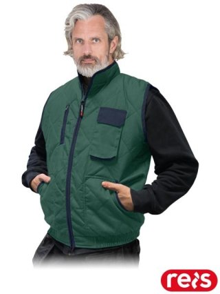 Kamizelka robocza ocieplana BARRAKUDA 2 - stójka, zamek, ściągacz REIS