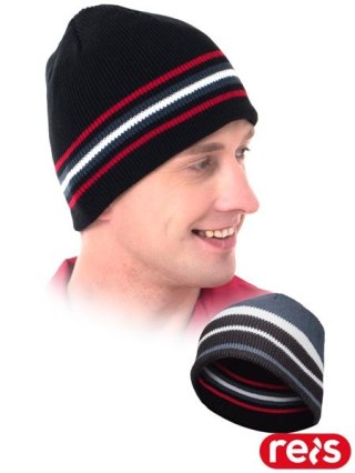 Czapka Akrylowa Dwustronna – Elastyczna i Ciepła na 3 Pory Roku REIS