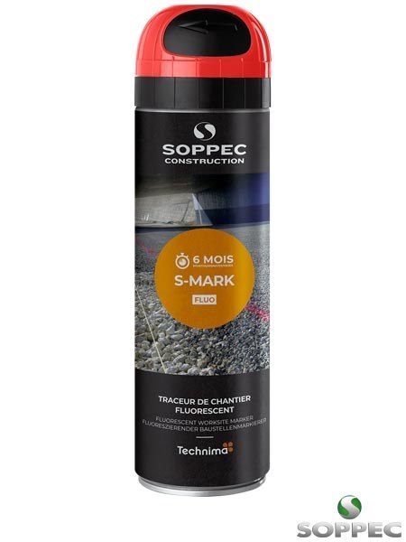 Fluorescencyjna Farba do Znakowania Poziomego, Szybkoschnąca i Odporna na Warunki Atmosferyczne SOPPEC