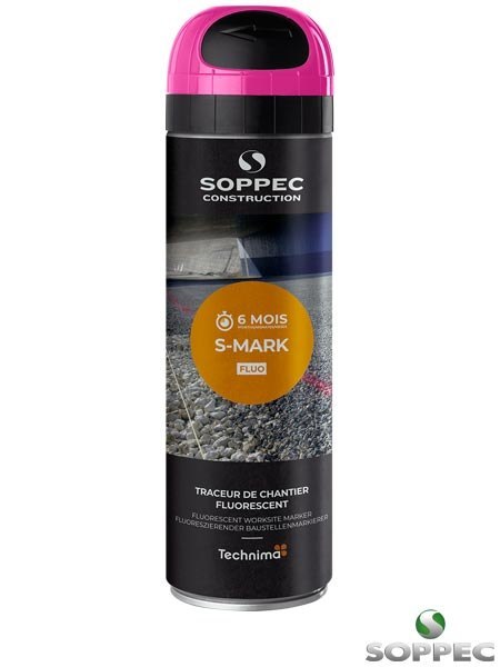 Fluorescencyjna Farba do Znakowania Poziomego, Szybkoschnąca i Odporna na Warunki Atmosferyczne SOPPEC