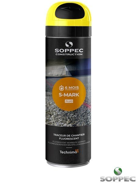 Fluorescencyjna Farba do Znakowania Poziomego, Szybkoschnąca i Odporna na Warunki Atmosferyczne SOPPEC