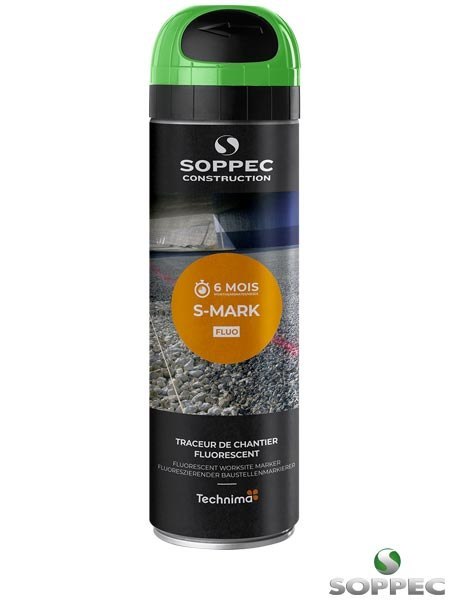 Fluorescencyjna Farba do Znakowania Poziomego, Szybkoschnąca i Odporna na Warunki Atmosferyczne SOPPEC