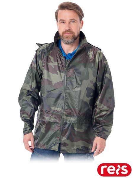 Kurtka Przeciwdeszczowa Męska | Klejone Szwy | Wentylacja | Saszetka REIS