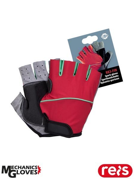 Rękawice Sportowe Bez Palców, z Lycry i Amary, na Siłownię i Rower REIS