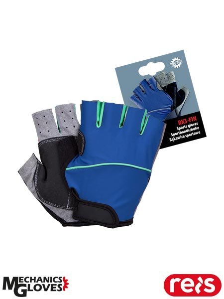 Rękawice Sportowe Bez Palców, z Lycry i Amary, na Siłownię i Rower REIS