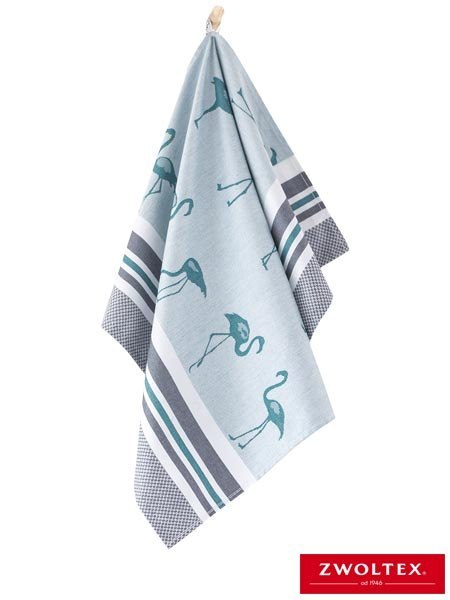 Ściereczka kuchenna Flamingi 50x70 cm - Bambus i Bawełna Egipska ZWOLTEX