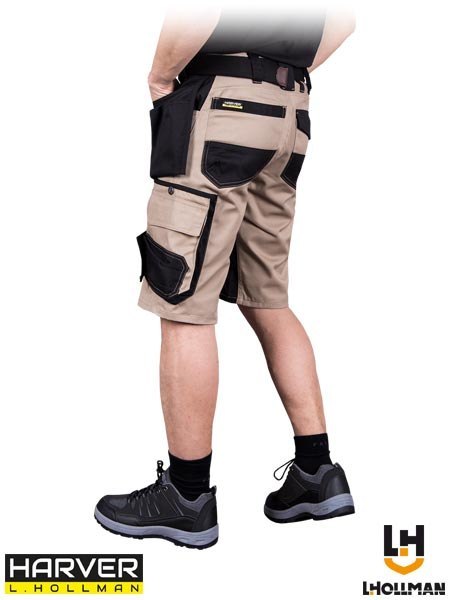 Krótkie spodnie robocze HARVER - Idealne do prac letnich, wygodne i trwałe L.HOLLMAN