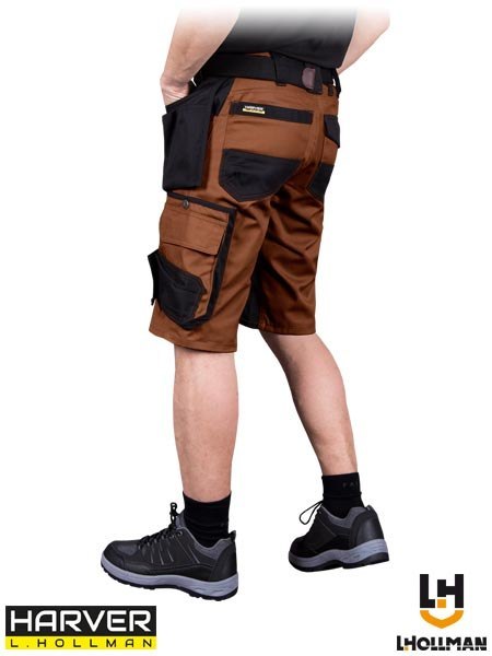 Krótkie spodnie robocze HARVER - Idealne do prac letnich, wygodne i trwałe L.HOLLMAN