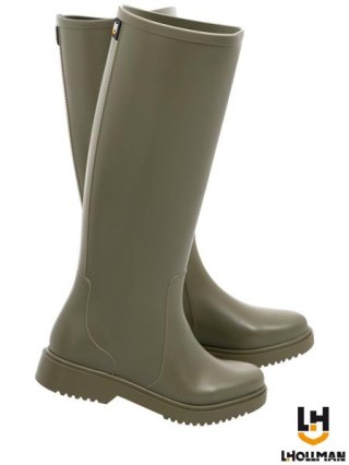 Damskie Kalosze PCV - Wciągane, wysokie - Idealne do ogrodu i na deszcz L. HOLLMAN