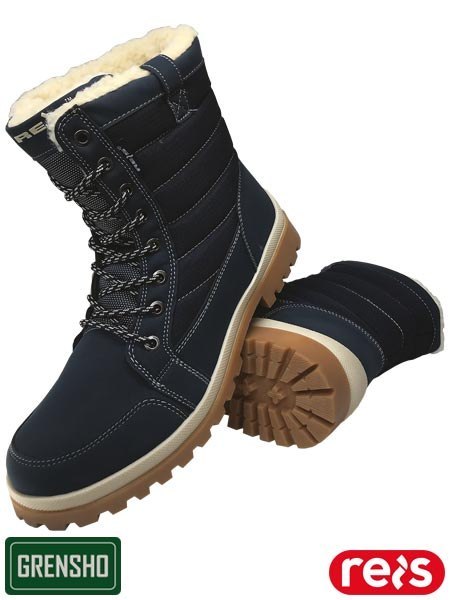 Ciepłe damskie trzewiki zimowe IGLOO - Idealne na zimę REIS