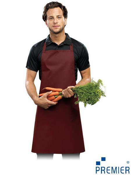 Regulowany Fartuch Kuchenny - Bawełna Twill, Regulacja na Szyii Premier Workwear