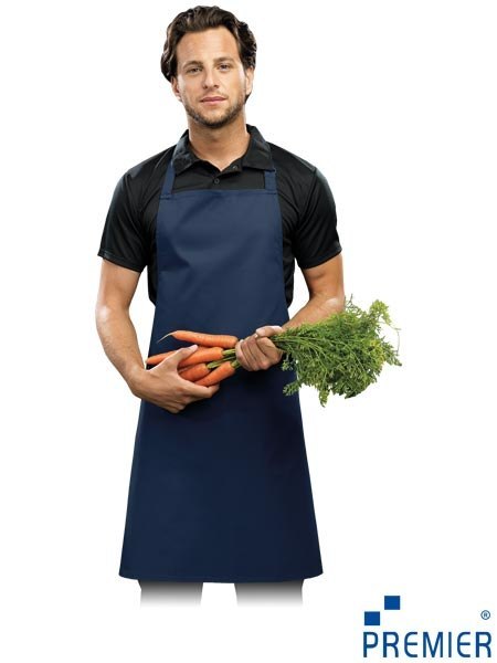 Regulowany Fartuch Kuchenny - Bawełna Twill, Regulacja na Szyii Premier Workwear