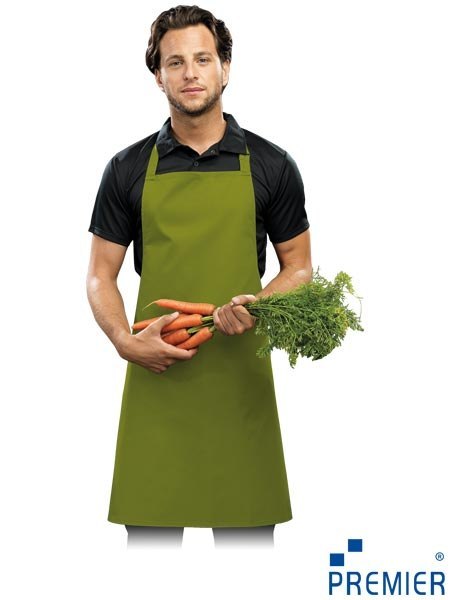 Regulowany Fartuch Kuchenny - Bawełna Twill, Regulacja na Szyii Premier Workwear