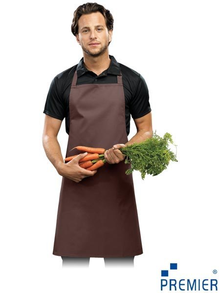 Regulowany Fartuch Kuchenny - Bawełna Twill, Regulacja na Szyii Premier Workwear