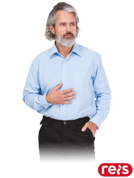 Koszula Męska Poliester/Bawełna – Lekkość i Funkcjonalność na Co Dzień REIS