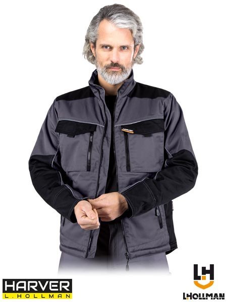 Kurtka robocza HARVER - Polarowa, ocieplana, liczne kieszenie L.HOLLMAN