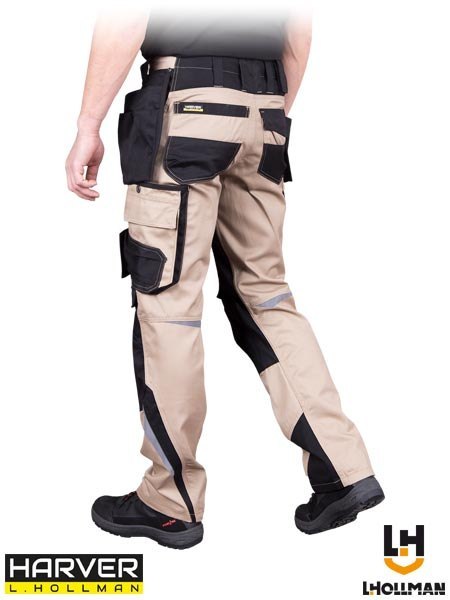 Spodnie ochronne HARVER - Kieszenie na narzędzia, odblaski, certyfikat OEKO-TEX® L.HOLLMAN