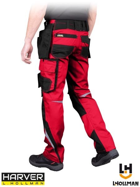 Spodnie ochronne HARVER - Kieszenie na narzędzia, odblaski, certyfikat OEKO-TEX® L.HOLLMAN