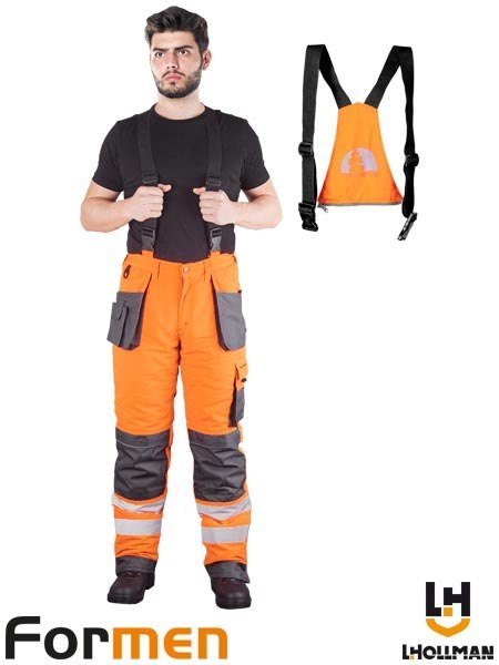 SPODNIE OCHRONNE OGRODNICZKI OCIEPLANE L.HOLLMAN