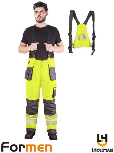 SPODNIE OCHRONNE OGRODNICZKI OCIEPLANE L.HOLLMAN