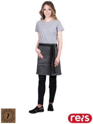 Zapaska Jeansowa z Kieszeniami, Wytrzymała, Zapinana na Zatrzaski REIS